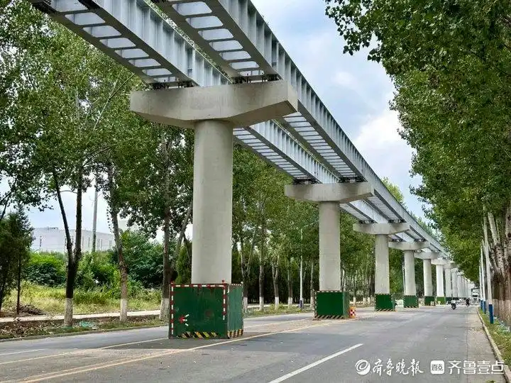 济南高新东区云巴建设迎新进展，四标段区间及车站工程通过验收插图1